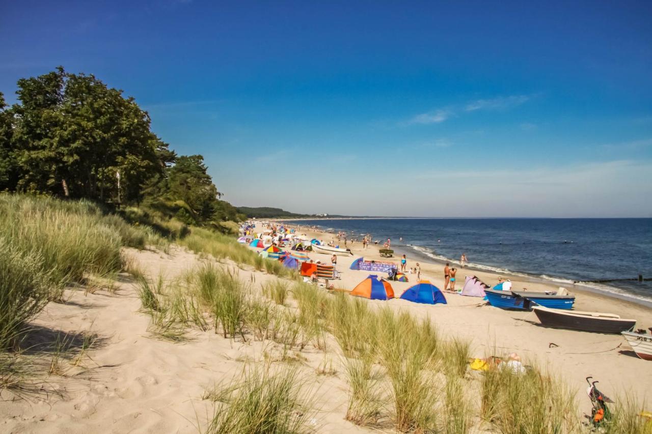 Apartment Ostseerose Ein Strandkorb Ist Im Sommer Inclusive Zempin Bagian luar foto