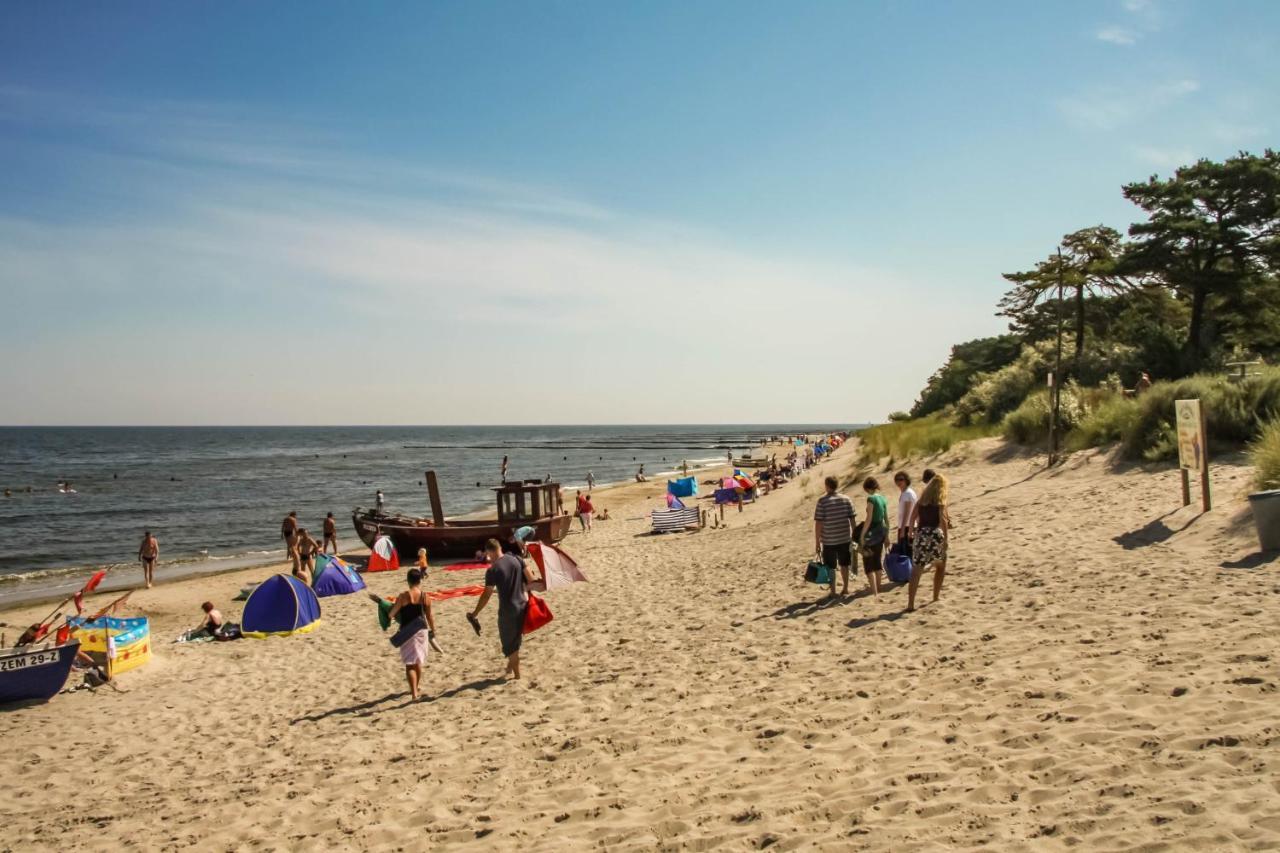 Apartment Ostseerose Ein Strandkorb Ist Im Sommer Inclusive Zempin Bagian luar foto