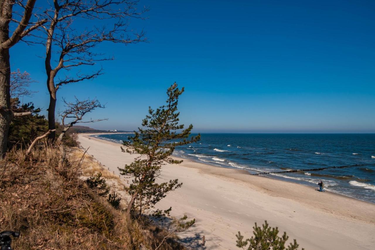 Apartment Ostseerose Ein Strandkorb Ist Im Sommer Inclusive Zempin Bagian luar foto